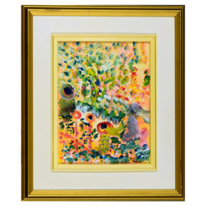 A la decouverte Yvette Vachon Artiste peintre jeu lumiere couleur echevetrement