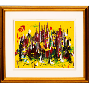 Serenite Liguori Vachon art non-figuratif stalagmite couleur paix harmonie unisson