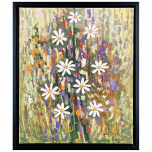 Marguerittes Paul-Émile Genest artiste peintre quebecoise fleurs bouquet