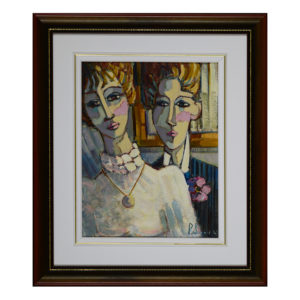 Le couple Pierrette Simard artiste peintre quebecoise homme femme