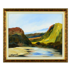 paysage montagne vallee riviere falaise