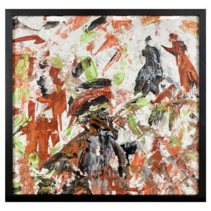 Personnages reveries Beatrice Nicole Morin peintre interpretation relation confusion couleur
