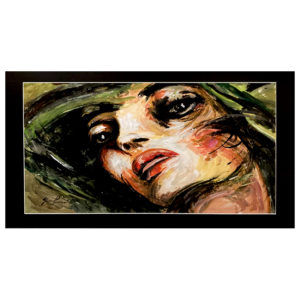 Visage femme Yvon Provost peintre sensualite regard profond Marilyn Monroe
