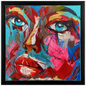 portrait femme gilles gagnon pop art visage marilyn monroe