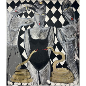 echec et Mat Yves Dion artiste peintre reine fou serpent œufs roi homard jeu