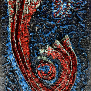 Spirales Fecondation Stefan Hagiu sculpteur technique mixte 3D forme eau terre tournoiement force creation matrice