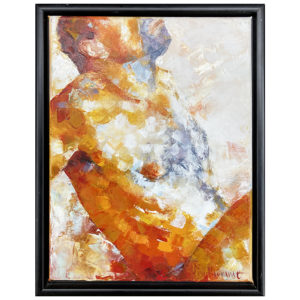 Lui l'homme Prudhomme artiste peintre quebecoise nu masculin