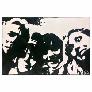 beatles groupe musicien noir blanc