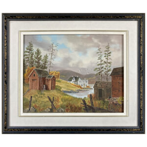 paysage cotier marin maison grange cabanon remise cloture arbre eau montagne