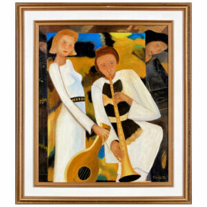 musique musicien renaissance lute hautbois femme homme medieval