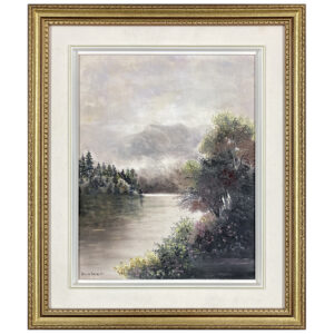 riviere lac montagne aurore arbre nuage brouillard epinette