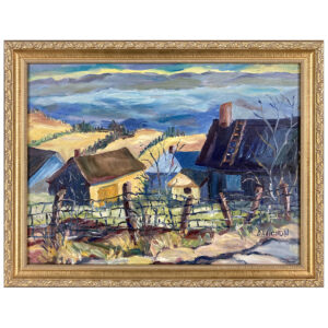 maison grange etable cloture automne prairie fleuve vent montagne nuage