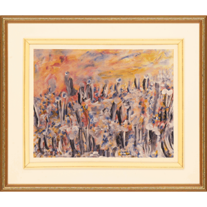 Giclée sur toile 16" x 20' Cadre original en bois 23" x 27" Signée # 51/2000